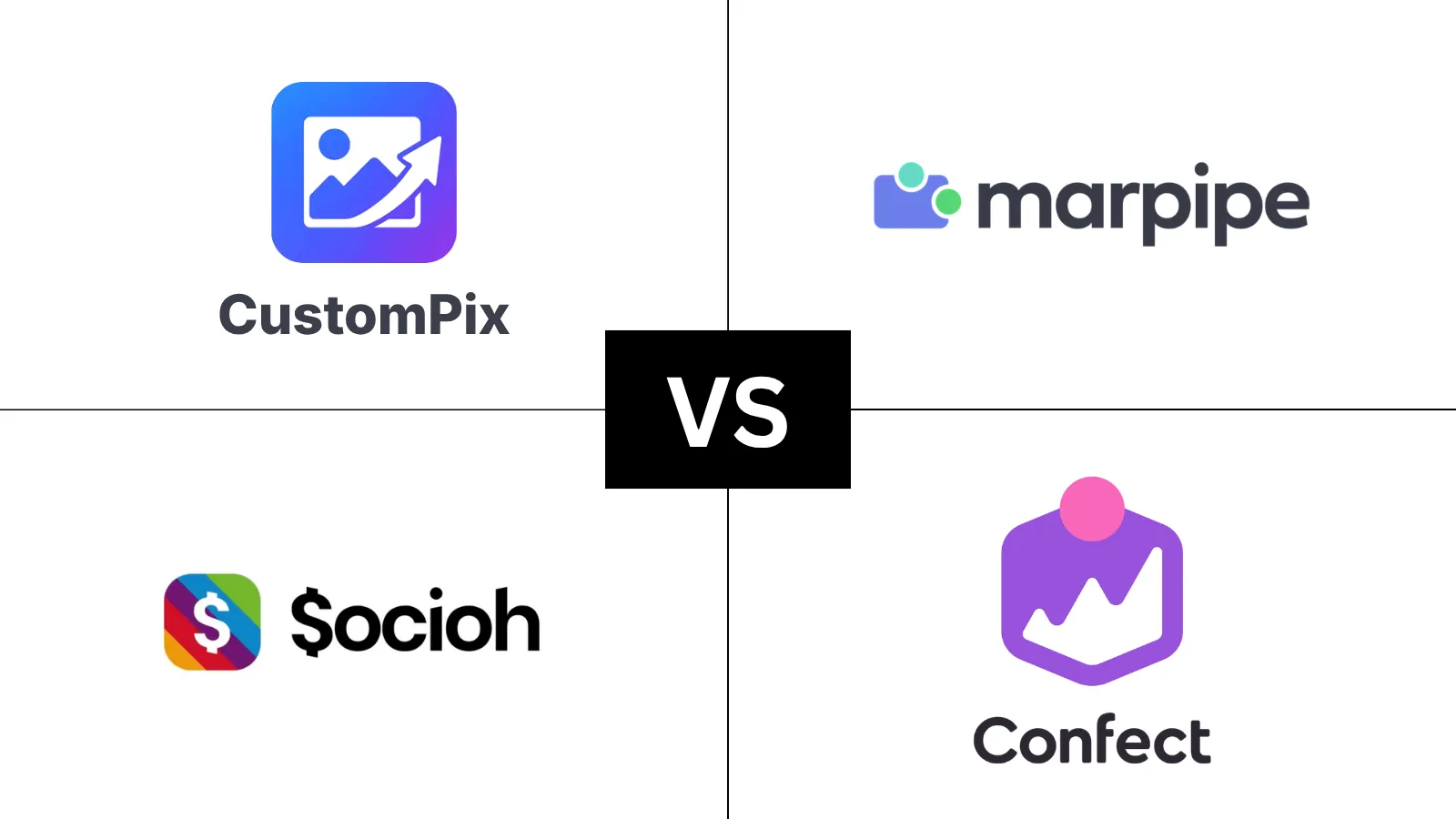 Socioh alternatives compared: CustomPix, Marpipe, and Confect